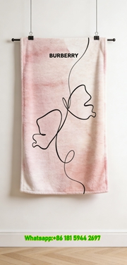 Burberry Minimalist Butterfly Flannel Fleece Sofa Throw Blanket B182